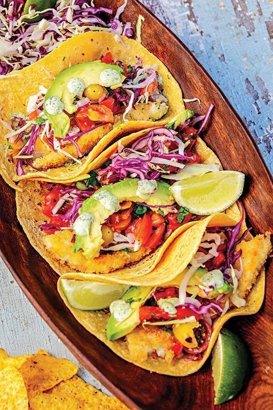 fluke fish tacos